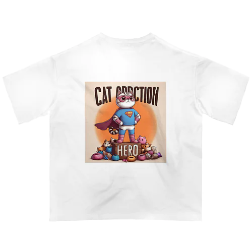 Cat Addiction 16 Oversized T-Shirt