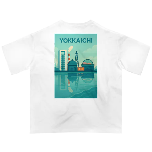 YOKKAICHI縦長 〜ミントの朝〜 Oversized T-Shirt