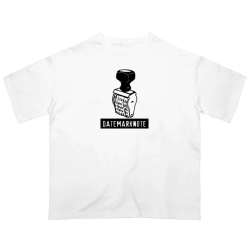 datemarknote stamp logo Oversized T-Shirt