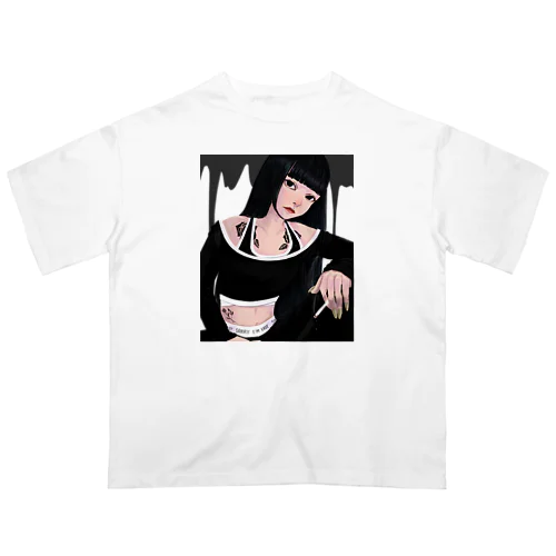 Black Rose Oversized T-Shirt