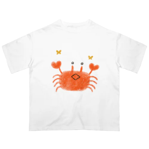 春で目がキラキラするカニ Oversized T-Shirt