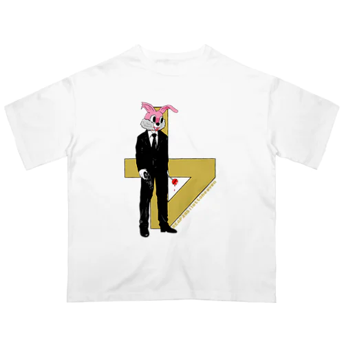 REAPERS-lottoheaven-[MADBUNNY]裏表プリント Oversized T-Shirt