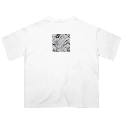 大理石 Oversized T-Shirt