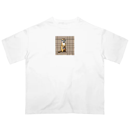 ドット絵ミーアキャット Oversized T-Shirt