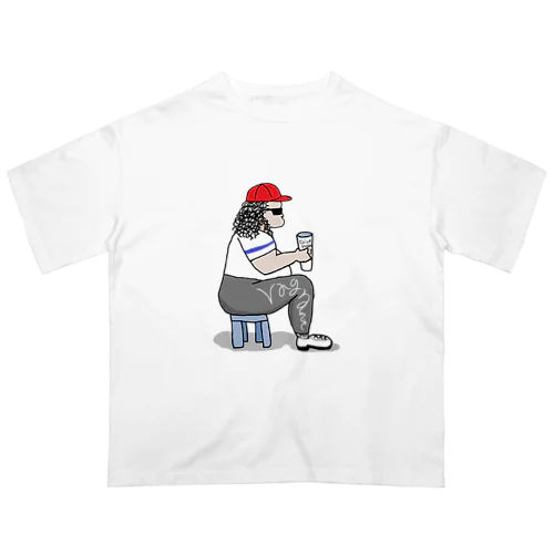 住所はコンビニ・ホームレス Vagrant２ Oversized T-Shirt