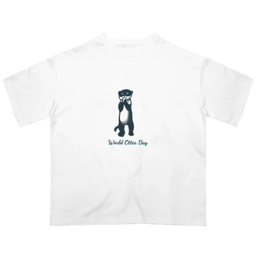 World Otter Day Oversized T-Shirt