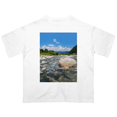 NAGANO　HAKUBA　RIVER Oversized T-Shirt