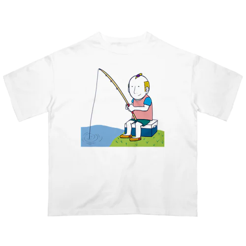 Fishing Boy Oversized T-Shirt