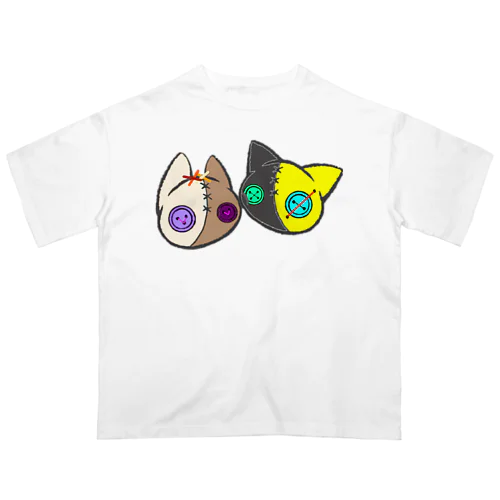 【つむぎはぎシリーズ】トラとウマ Oversized T-Shirt