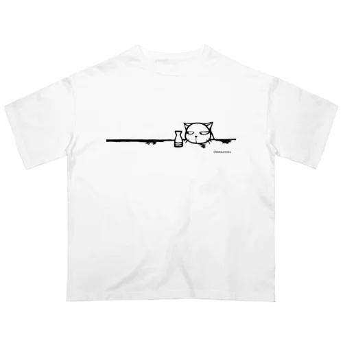 徳利ネコ Oversized T-Shirt
