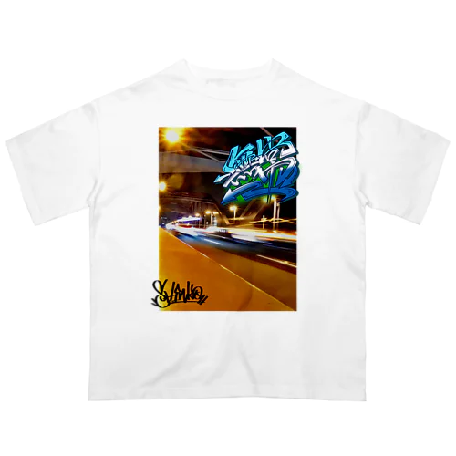 仏教語グラフィT「無常」 Oversized T-Shirt