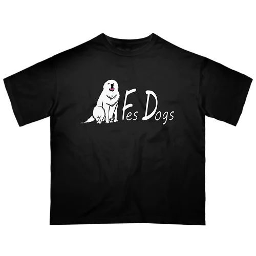 Fes Dogs(濃色) Oversized T-Shirt