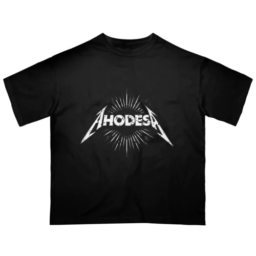 Ahodesu logo黒 Oversized T-Shirt