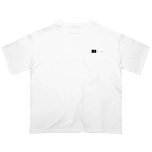 【ハングルノート】HNロゴ002入りオーバーサイズTシャツ Oversized T-Shirt