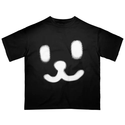 Smile Face White Oversized T-Shirt