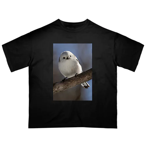【#癒しの即戦力】サロベツのシマエナガ Oversized T-Shirt