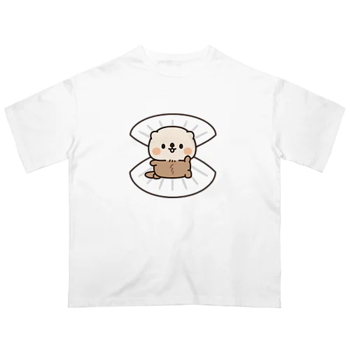 マイペースなラッコさん　貝から登場ver. Oversized T-Shirt