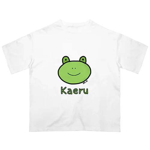 Kaeru (カエル) 色デザイン Oversized T-Shirt