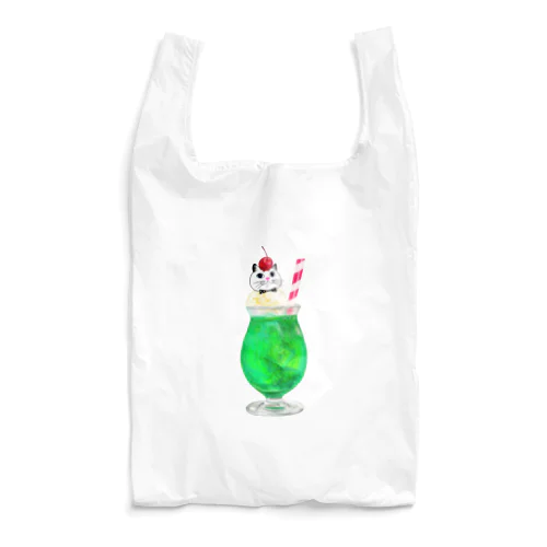モチ猫ちゃんクリームソーダ Reusable Bag