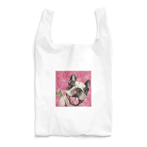 🥰パッピーハッピースマイル百汰ちゃん🥰（ボストンテリア） Reusable Bag