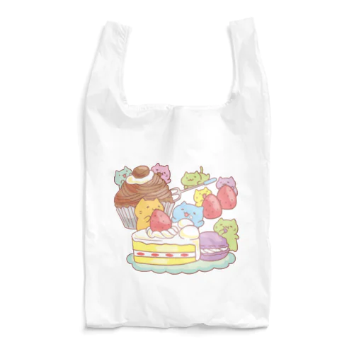 みっちりねこ　スイーツタイム Reusable Bag