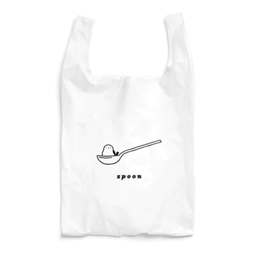 シマエナガひとさじ Reusable Bag