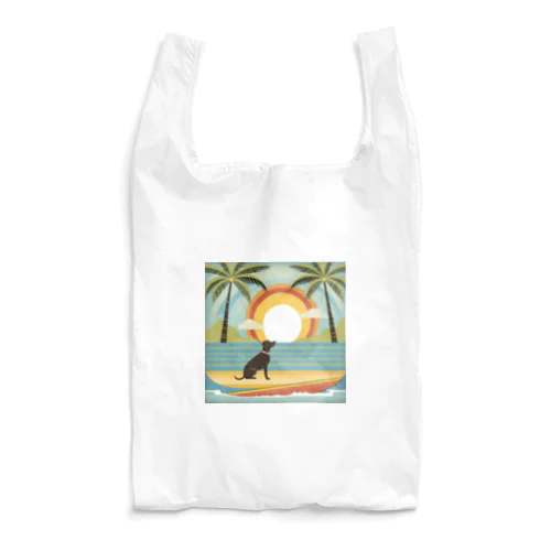 サーフィン犬 Reusable Bag