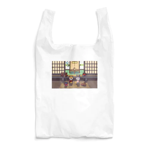 8月🎇夏の夜の縁側でのひととき🍉🎐 Reusable Bag