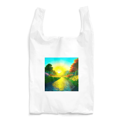 雨に濡れた石畳 Reusable Bag