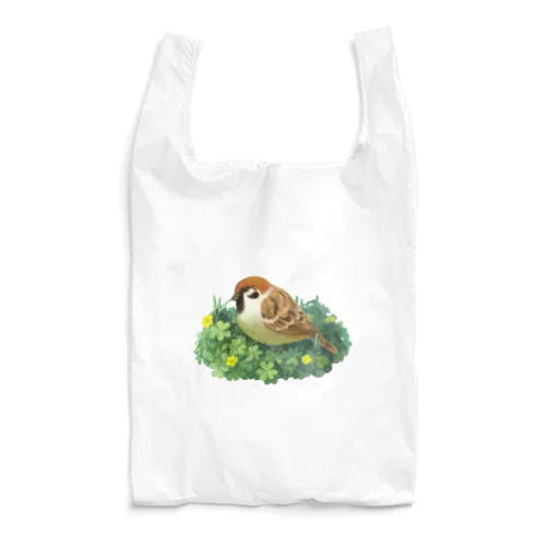 スズメとカタバミ Reusable Bag