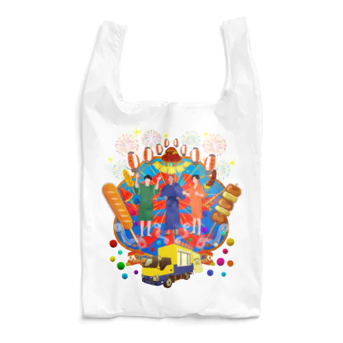 ひみつ基地。千葉の親子三代夏祭り2025 出店記念グッズ Reusable Bag