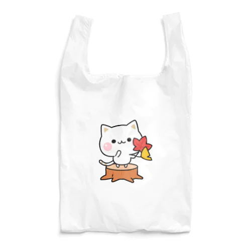 気づかいのできるネコ　紅葉ver. Reusable Bag