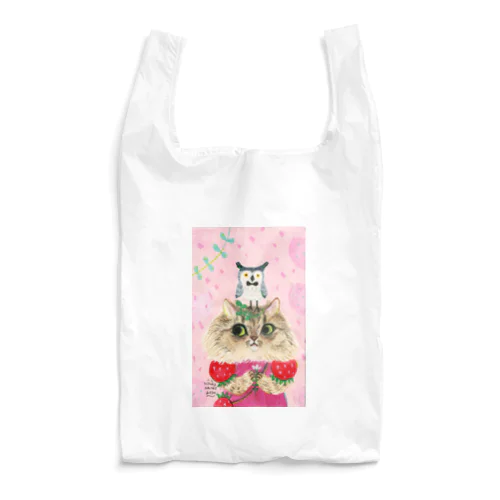 いちご狩りのくるみちゃん Reusable Bag