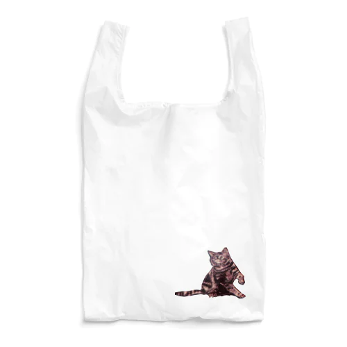 彫刻 猫 Reusable Bag