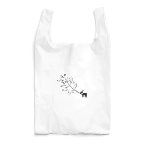 ミギノのヤギ_お気に入りの枝 Reusable Bag