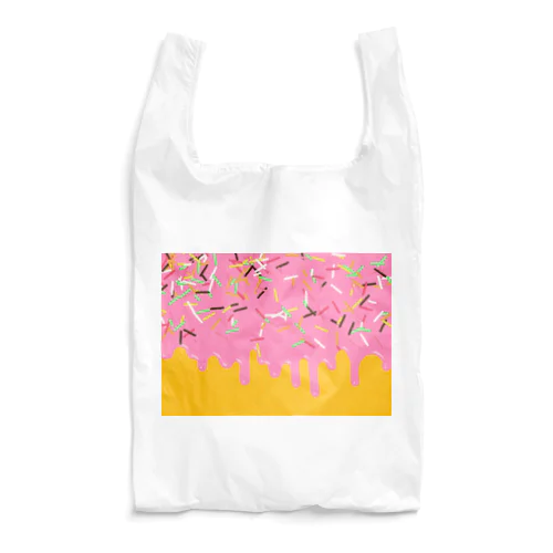 チョコスプレーいちごドーナツ🍓🍩 Reusable Bag