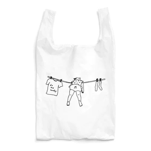 干される猫 Reusable Bag