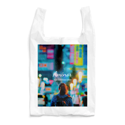 Girl in Tokyo Reusable Bag