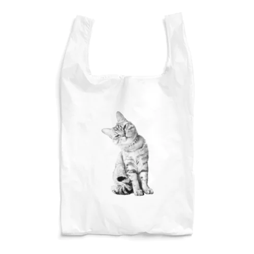 モノクロニャンコ Reusable Bag