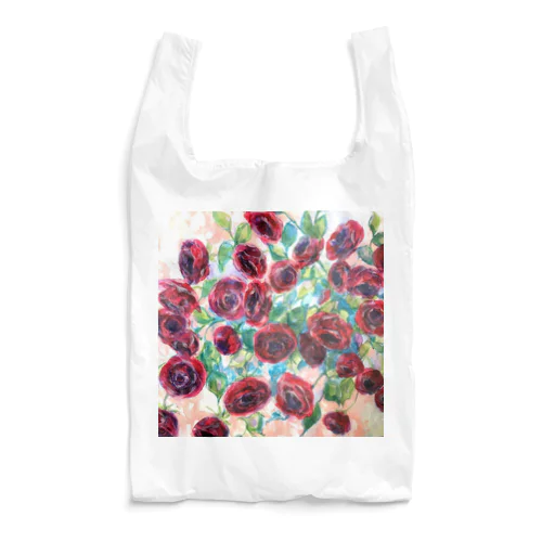 エレガントな赤い薔薇 Reusable Bag