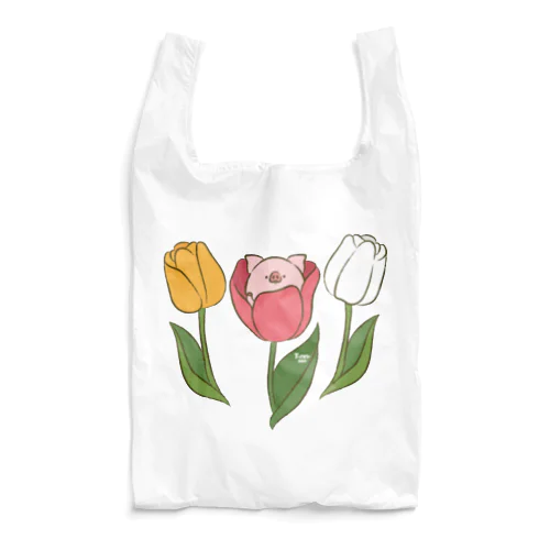 トン野さんとチューリップ Reusable Bag