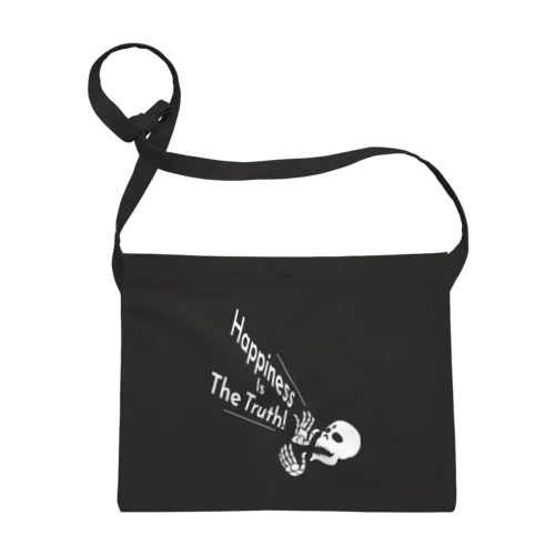 Happiness Is The Truth!（白） Sacoche