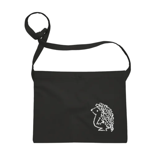 ヨツユビハリネズミのヨッツィーくん(白線) Sacoche