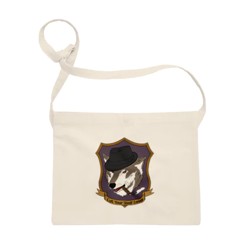 オオカミ エンブレム Sacoche