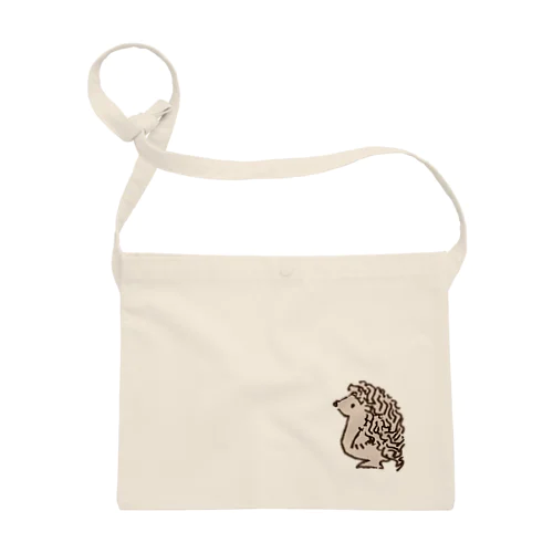 ヨツユビハリネズミのヨッツィーくん(茶) Sacoche