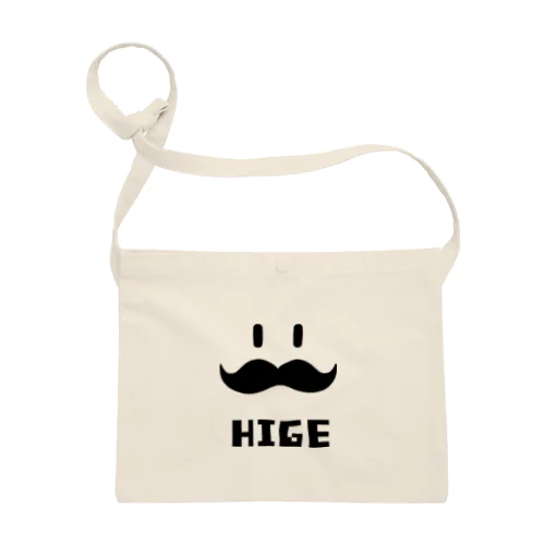 ヒゲHIGE（黒） Sacoche