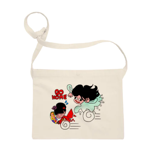 GOHOME手描き Sacoche