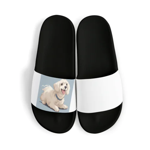 甘えたかまってちゃんなかわいいワンちゃん Sandals