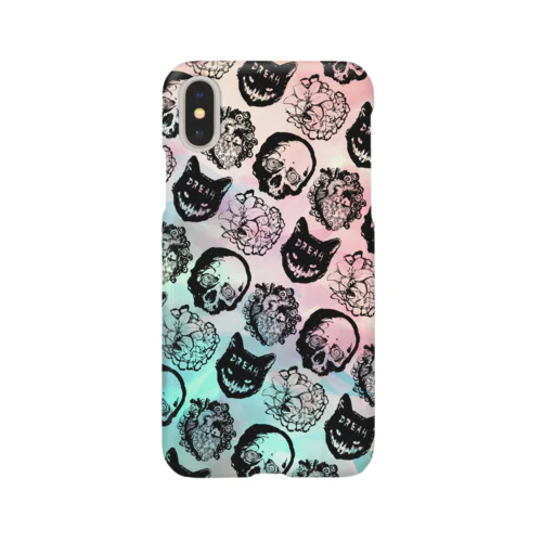 iPhoneケース【Nightmare】Flower iPhone Smartphone Case