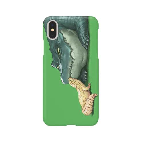 わにとかげきす iPhone Smartphone Case